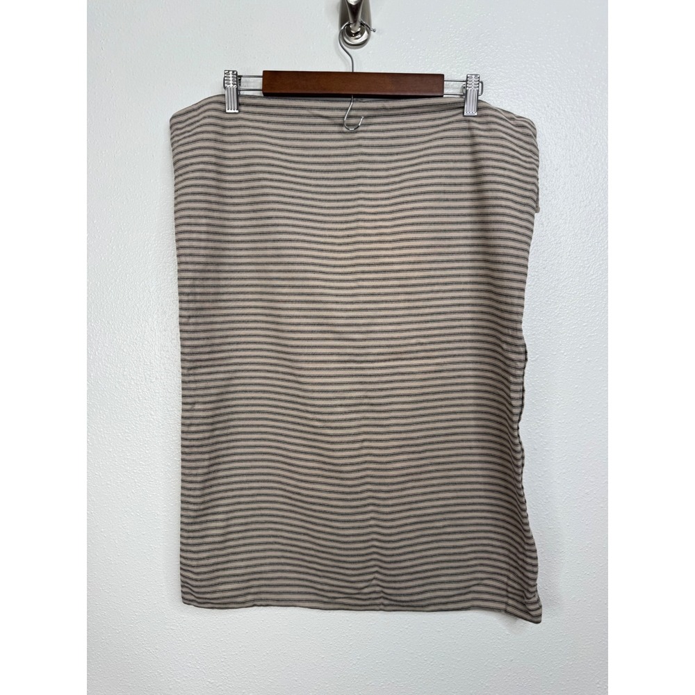 Restoration Hardware Baby & Child Ticking Stripe Cotton Standard Pillowcase Tan